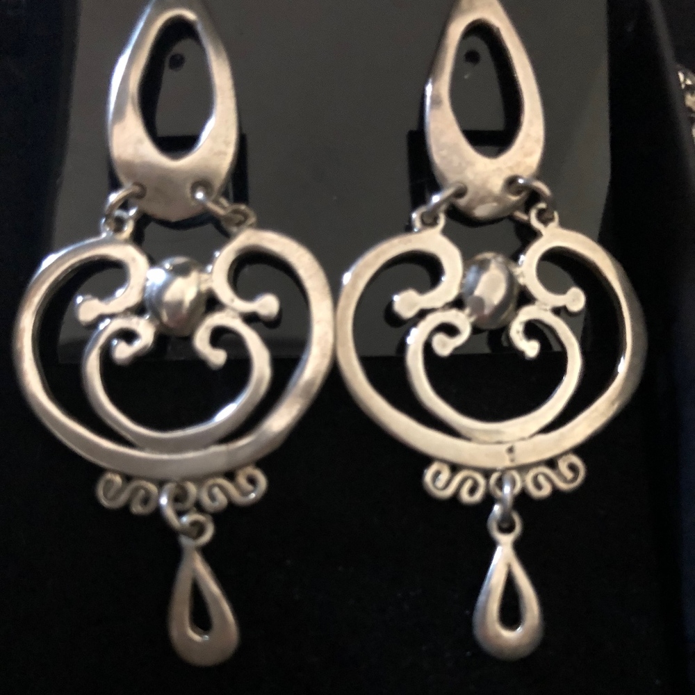 Sterling Silver (Mexican) Dangle Earring-Brand New